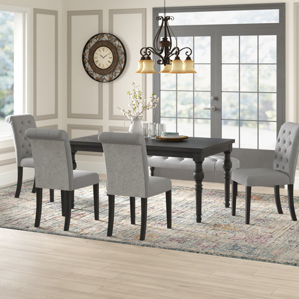 Grey Wood Dining Table Set - Gray Dining Room Sets Kitchen Dining Room